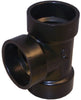 Charlotte Pipe 1-1/2 in. Hub X 1-1/2 in. D Hub ABS Vent Tee