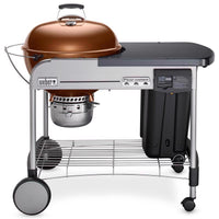 Weber Performer Deluxe Charcoal Grill 22 Inch Copper with Touch N Go Ignition System