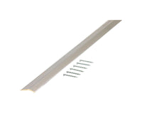 M-D 1.98 in. W X 36 in. L Polished Silver Aluminum Carpet Trim