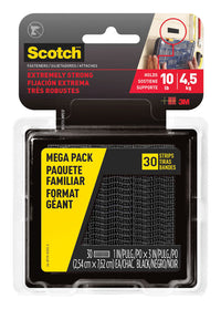 Scotch Medium Foam Hook and Loop Fastener 3 in. L 2 pk
