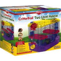 Kaytee CritterTrail Two Level Habitat 20 in. x11.5 in. x16 in. Small Animal Cage