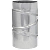 Imperial Manufacturing 5 in. Dia. x 5 in. Dia. Adjustable 90 deg. Galvanized Steel Elbow Exhaust (Pack of 8)
