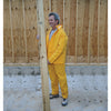 Boulder Creek Yellow PVC-Coated Rayon Three Piece Rain Suit X-Large