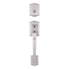 Kwikset Prescott Satin Nickel Entry Handleset 1-3/4 in.