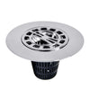 Danco 4-1/4 in. Chrome Round Drain Grate and Cover - Open Box