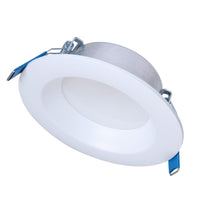 Halo White 4 in. W Plastic LED Canless Recessed Downlight 7.8 W - Deal of The Week