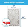 Filtrete 16 in. W X 20 in. H X 2 in. D Polypropylene 11 MERV Pleated Air Filter 1 pk (Pack of 4)