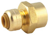 SharkBite 1/4 in. Push X 1/2 in. D FPT Brass Reducing Connector