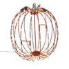 Celebrations White 216 ct 16 in. LED Prelit Tall Foldable Pumpkin Tabletop Decor