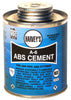 Harvey's A-6 Black Cement For ABS 16 oz