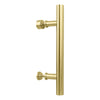 National Hardware Madison 31/32 in. D X 12 in. L Brushed Gold Steel Pull Handle 1 pc