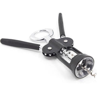 Farberware Black/Silver Plastic/Stainless Steel Wing Corkscrew