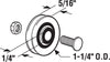 Prime-Line 1-1/4 in. D X 5/16 in. L Nylon Roller Assembly 2 pk - Open Box
