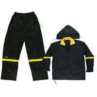 CLC Climate Gear Black Nylon Rain Suit M