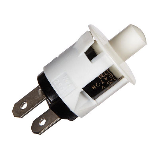 Jandorf 1 amps Single Pole Momentary Appliance Switch White 1 pk