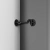 National Hardware 4 in. L Matte Black Steel Hook and Eye Closure 1 pc