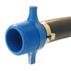 Apollo Blue Twister 3/4 in. Insert in to X 1 in. D MPT Polypropylene Irrigation Hose Adapter 1 pk