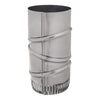 Deflect-O 3 in. L X 3 in. D Silver Aluminum Vent Elbow