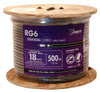 Southwire 56918445 500' Black RG6 Coaxial Cable