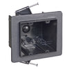 Carlon 36 cu in Rectangle Plastic 2 gang Electrical Box Black