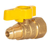 Eastman 3/8 in. Flare X 1/2 in. FIP Brass Gas Valve