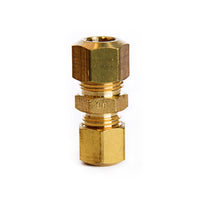5/16 in. Compression X 1/4 in. D Compression Yellow Brass Union (Pack of 5)