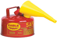 Eagle Steel Safety Gas Can 1 gal - Open Box