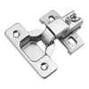 Hickory Hardware 2 in. W X 1 in. L Nickel Steel Overlay Hinge 10 pk (Pack of 10)