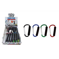 IIT Jumbo D Shaped Carabiner Aluminum 1 pk (Pack of 12)