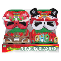 Magic Seasons Reindeer and Snowman Novelty Glasses 1 pk (Pack of 12)