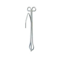 Kenney Silver Traditional/Transitional Pin On Hook n/a in. L
