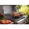Weber Stainless Steel Roasting Rack 17.1" x 10.5" 2-in-1 Rib & Roast Holder for Grills Space-Saving Design