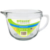 Kitchen Classics Mix & Measure 8 cups Glass Clear Measure Batter Bowl (Pack of 4).
