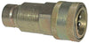 Apache 0.5 in. D 3000 psi Steel Flat Face Hydraulic Adapter