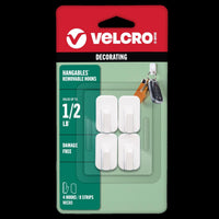 Velcro Brand HANGables Micro Plastic Removable Fasteners 4 pk