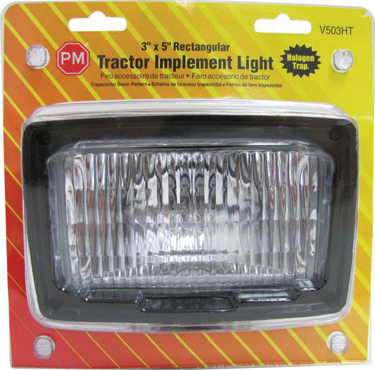 Peterson Clear Rectangular Implement/Tractor Light
