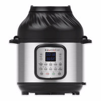 Instant Pot Duo Crisp Stainless Steel Pressure Cooker 8 qt Black/Silver - Deal of The Week