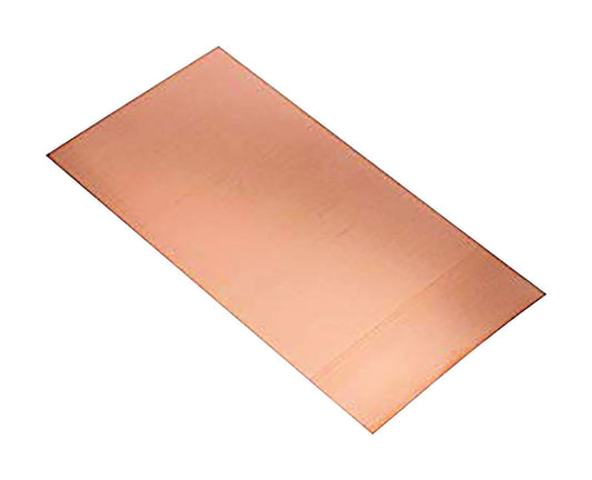 K&S 0.016 in. X 6 in. W X 12 in. L Copper Plain Sheet Metal