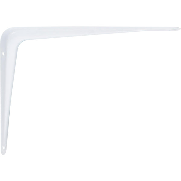 Soporte para estante de 15 x 20 cm (sin tornillos), color blanco, de Stone Harbor Hardware