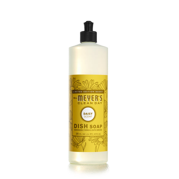 Jabón líquido para platos con aroma a margaritas de Mrs. Meyer, 16 oz, paquete de 1 (paquete de 6)