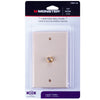 Monster Cable Just Hook It Up Ivory 1 gang Plastic Coaxial Wall Plate 1 pk (Pack of 6)