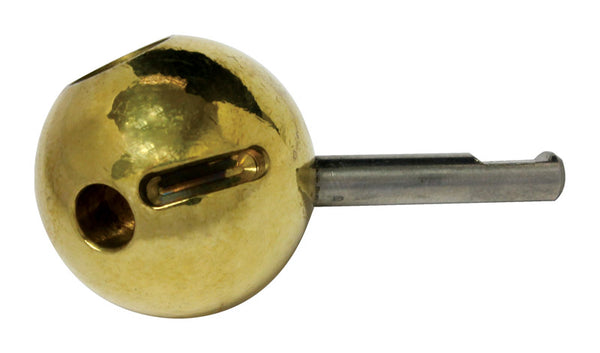 Bola de repuesto para grifo Plumb Pak para Delta, 2,88 pulg. de ancho x 3,88 pulg. de alto, latón dorado, 1 unidad
