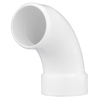 Charlotte Pipe Schedule 40 1-1/2 in. Spigot X 1-1/2 in. D Hub PVC 90 Degree Elbow 1 pk - Deal of The Week