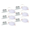 Halo Warm White 6 in. W LED Canless Recessed Downlight 75 W