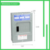 Square D HomeLine 100 amps 120/240 V 6 space 12 circuits Surface Mount Main Lug Load Center
