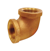 JMF Company 1-1/4 in. FPT X 1-1/4 in. D FPT Brass 90 Degree Elbow