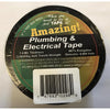 Amazing 2 in. W X 108 ft. L Black Plastic Plumbing & Electrical Tape
