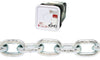 Campbell 3/8 in. Oval Link Carbon Steel Grade 43 High Test Chain 0.38 in. D X 40 ft. L