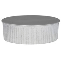 Imperial 5 in. D Galvanized Steel Crimped Pipe End Cap