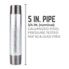 BK Products 3/4 in. MPT  x 5 in. L Galvanized Steel Nipple